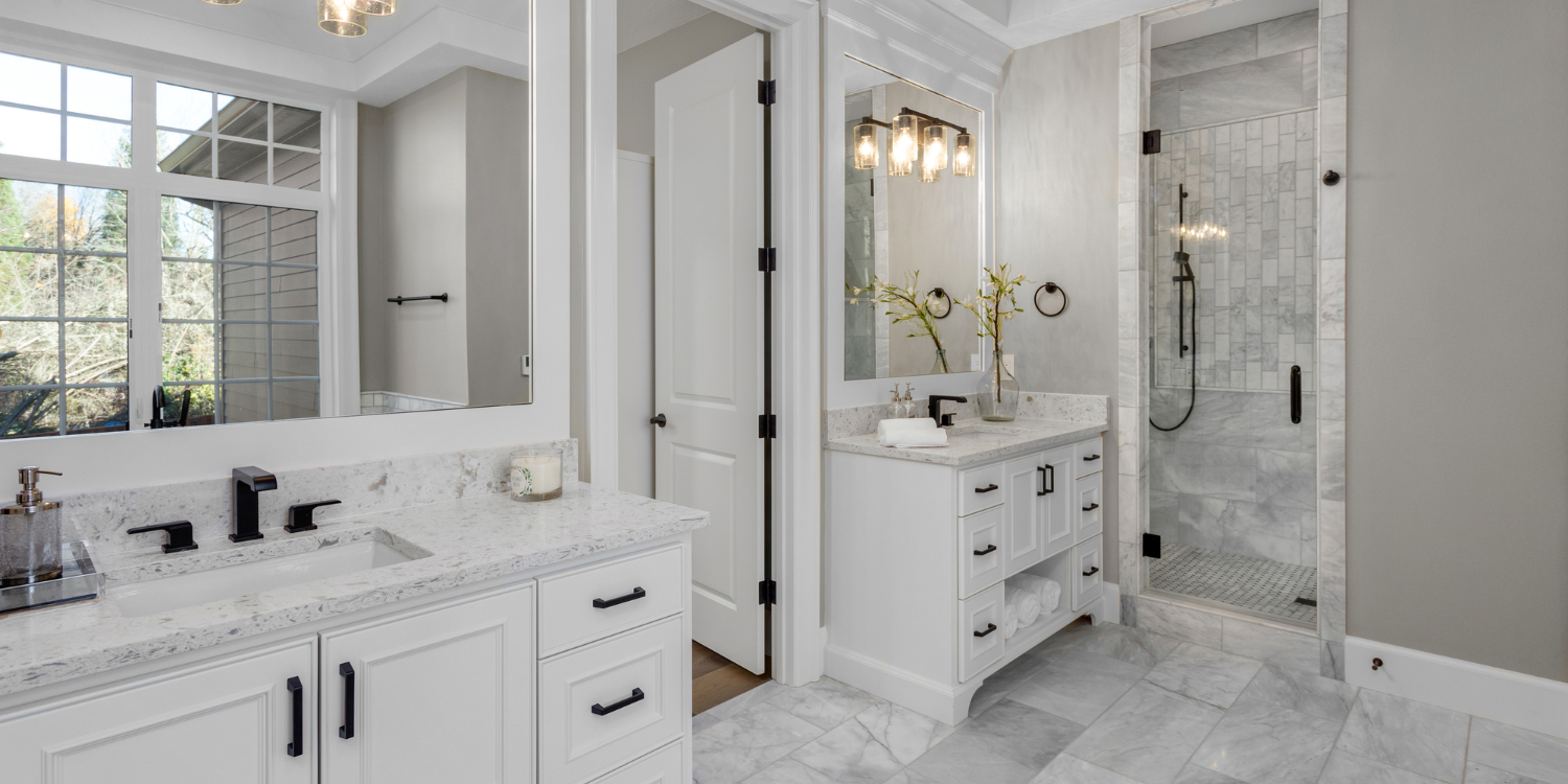 Traditional Bathroom In White - Traditional vs. Modern Luxury Home Design: Trends of the Affluent and How They Came to Be