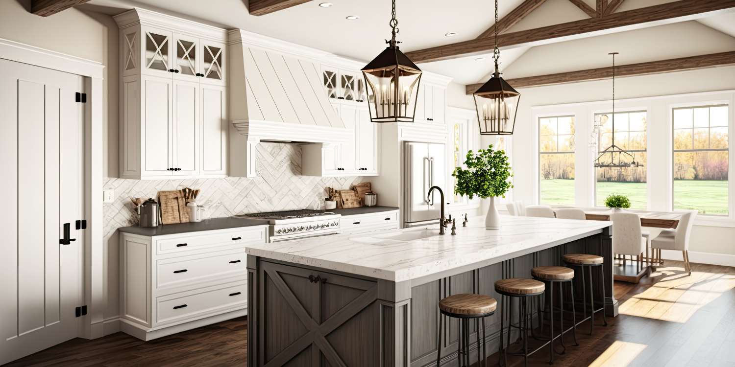 Traditional Kitchen - Traditional vs. Modern Luxury Home Design: Trends of the Affluent and How They Came to Be